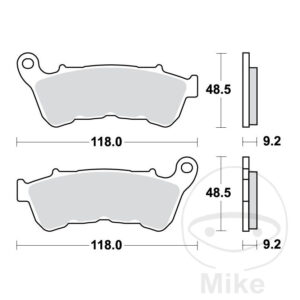 Plaquette de Frein Sinter vorne TRW