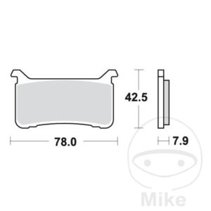 Plaquette de Frein Sinter vorne TRW