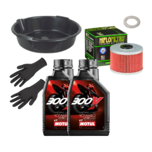 Pack Vidange Motul 300v 10w40 Pour SUZUKI DR-Z 110 2003-2005