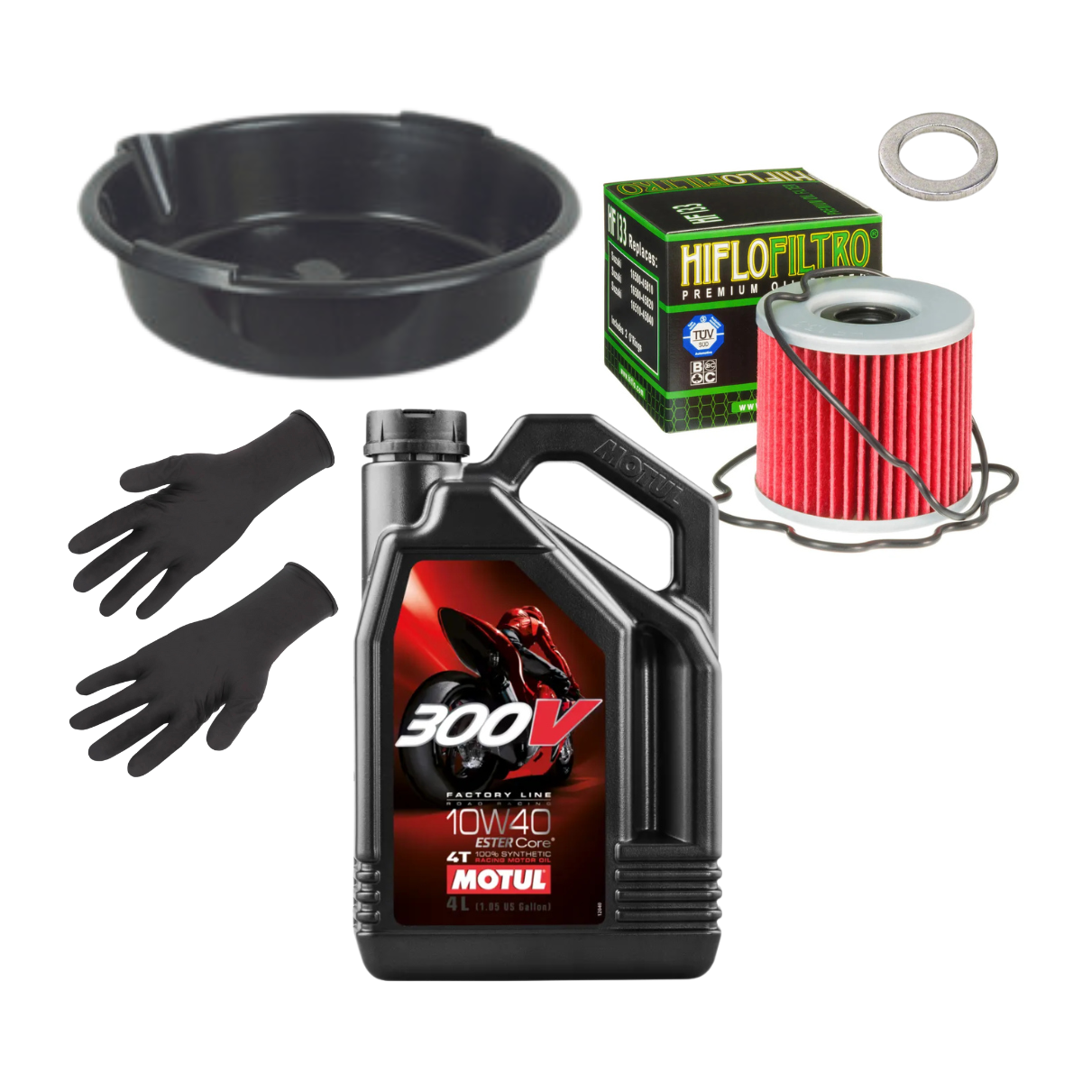 Pack Vidange Motul 300v 10w40 Pour SUZUKI GSX 500 1984-1985 Pack Vidange Motul 300v 10w40 Pour SUZUKI GSX 500 1984-1985