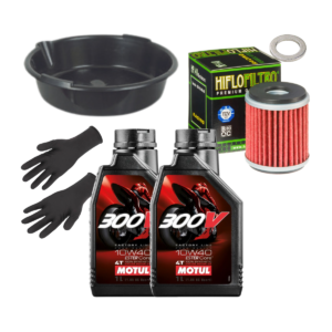 Pack Vidange Motul 300v 10w40 Pour YAMAHA YZF-R125 2013-2023