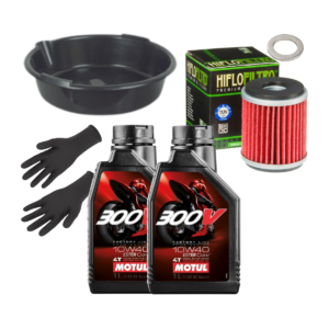 Pack Vidange Motul 300v 10w40 Pour YAMAHA YZF-R125 2008-2017