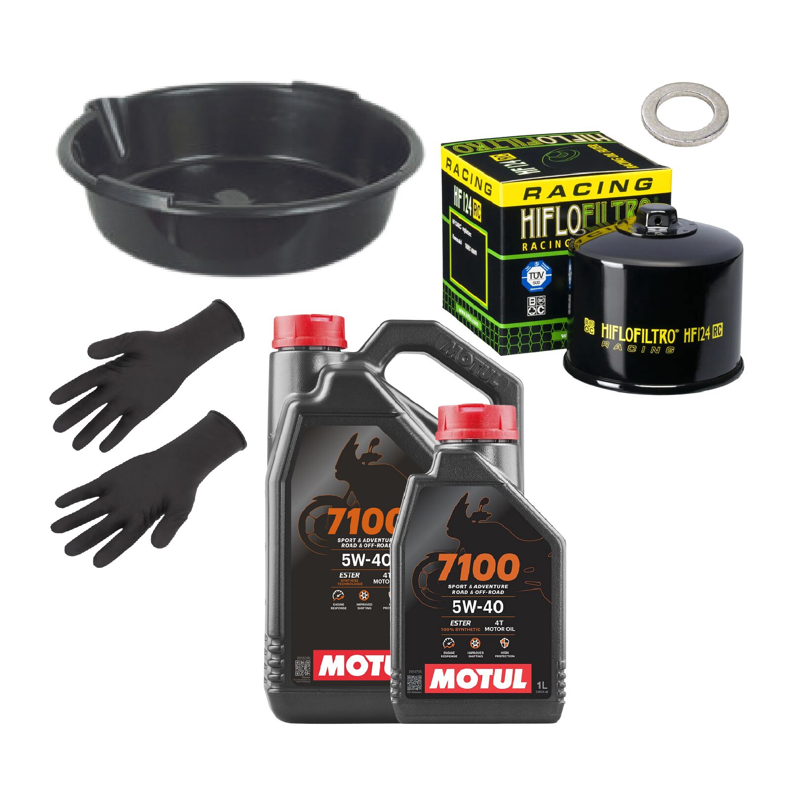 Pack Vidange Motul 7100 5w40 Pour KAWASAKI NINJA H2 2015-2019