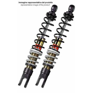 Bi-amortisseur arrière BITUBO YGB02 - Noir/Gris