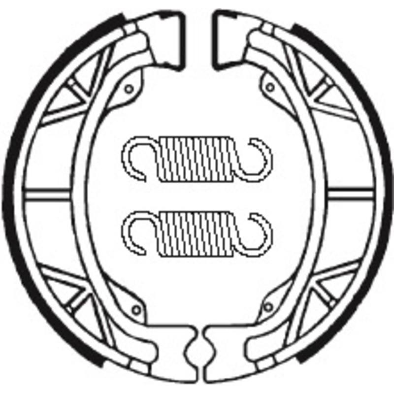 Mâchoires de frein TECNIUM Scooter/Street/Quad organique - BA012 Mâchoires de frein TECNIUM Scooter/Street/Quad organique - BA012