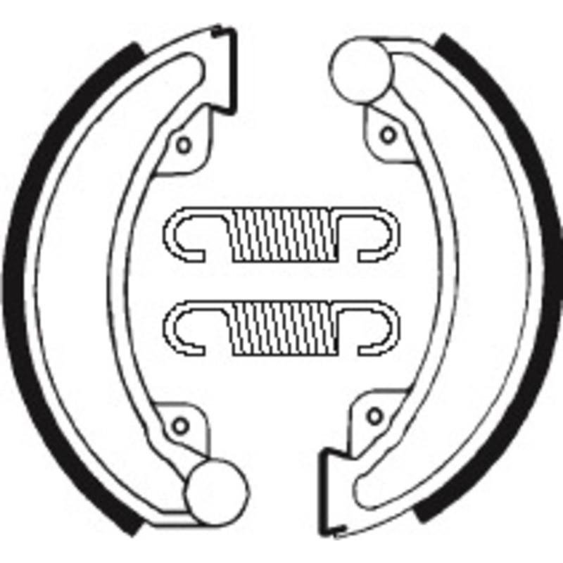 Mâchoires de frein TECNIUM Street organique - BA030 Mâchoires de frein TECNIUM Street organique - BA030