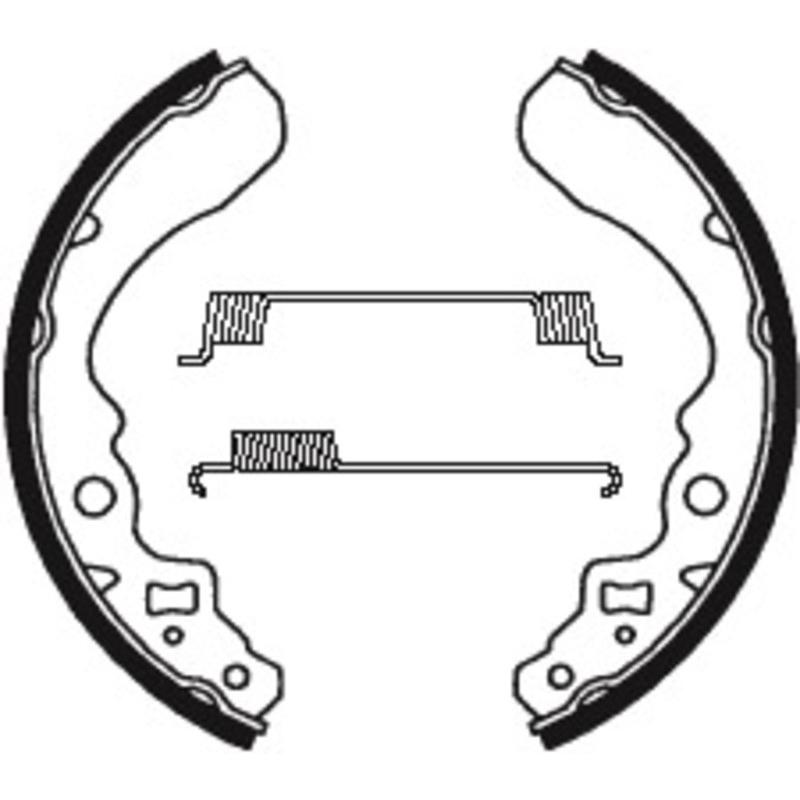 Mâchoires de frein TECNIUM Quad organique - BA053 Mâchoires de frein TECNIUM Quad organique - BA053