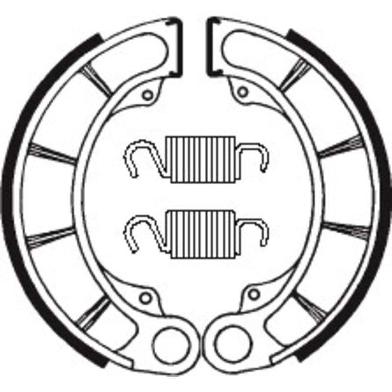 Mâchoires de frein TECNIUM Street organique - BA059 Mâchoires de frein TECNIUM Street organique - BA059