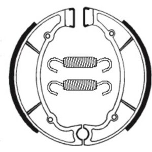 Mâchoires de frein TECNIUM Street organique - BA064
