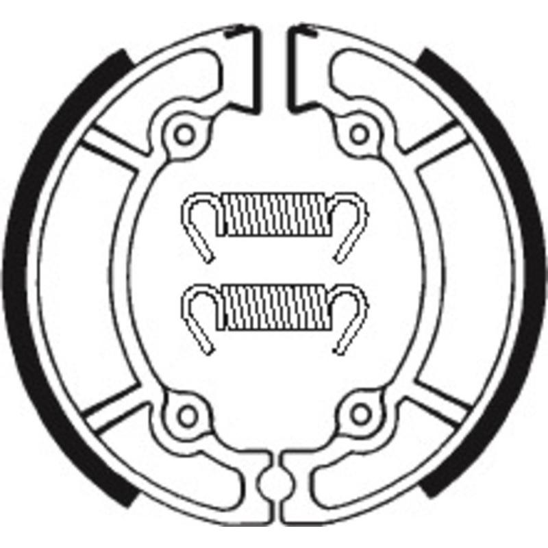 Mâchoires de frein TECNIUM Off-Road organique - BA102 Mâchoires de frein TECNIUM Off-Road organique - BA102