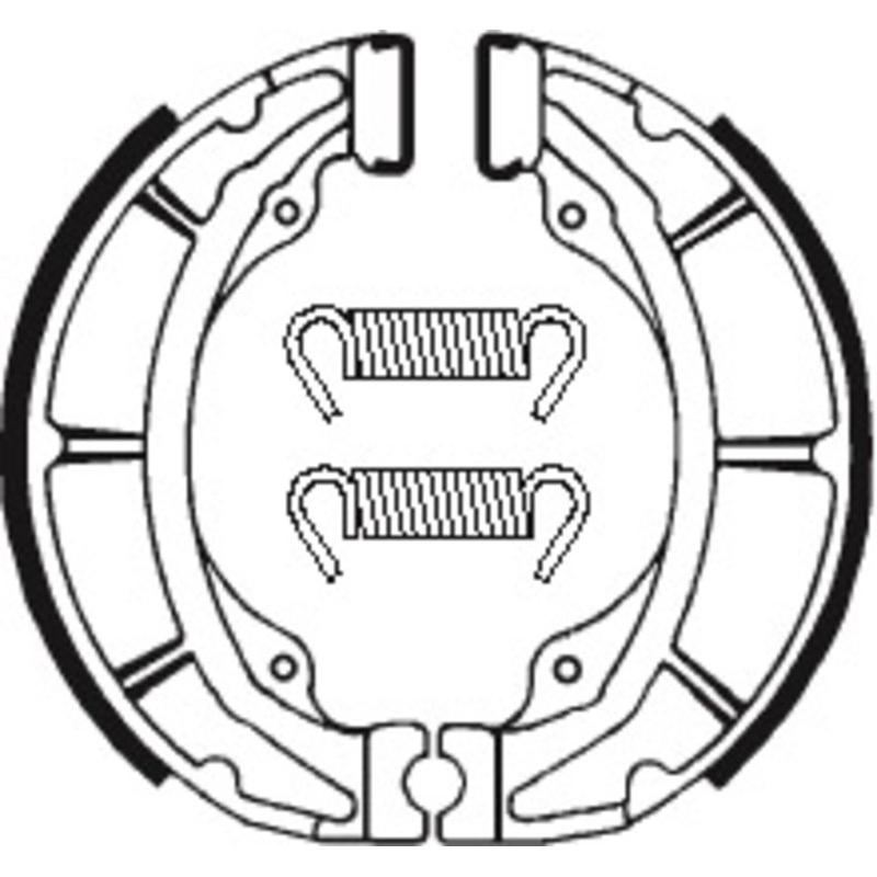 Mâchoires de frein TECNIUM Scooter/Street/Off-Road organique - BA103 Mâchoires de frein TECNIUM Scooter/Street/Off-Road organique - BA103