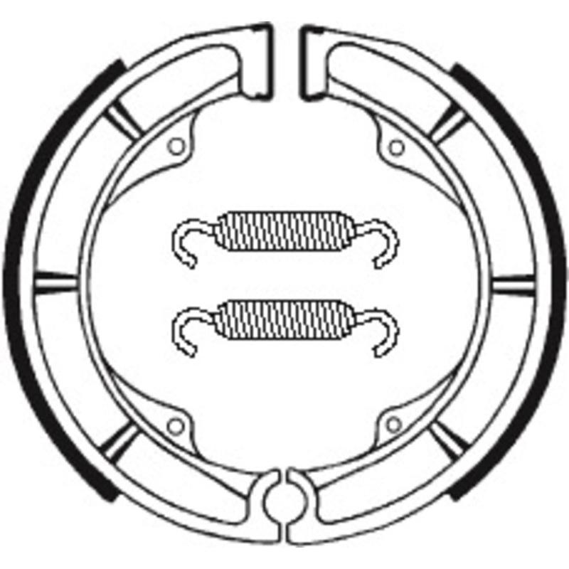 Mâchoires de frein TECNIUM Street organique - BA111 Mâchoires de frein TECNIUM Street organique - BA111