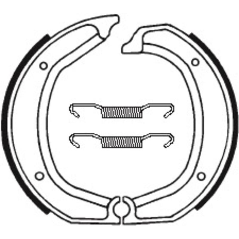 Mâchoires de frein TECNIUM Street organique - BA139 Mâchoires de frein TECNIUM Street organique - BA139