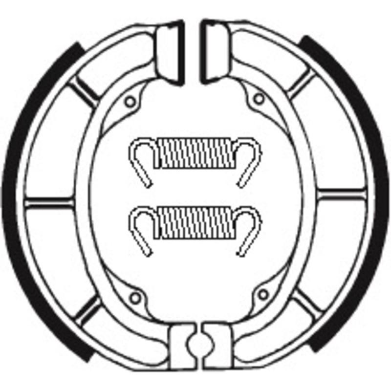 Mâchoires de frein TECNIUM Scooter/Street/Quad organique - BA181 Mâchoires de frein TECNIUM Scooter/Street/Quad organique - BA181