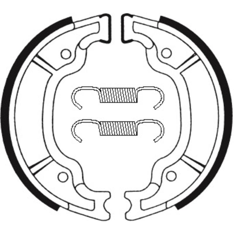 Mâchoires de frein TECNIUM Scooter/Street organique - BA199 Mâchoires de frein TECNIUM Scooter/Street organique - BA199