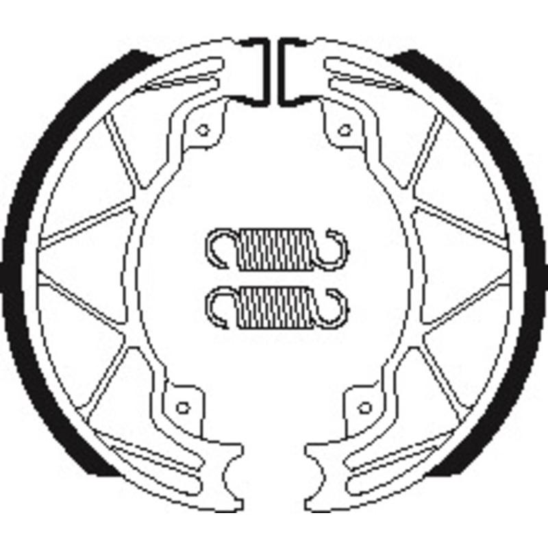 Mâchoires de frein TECNIUM Scooter organique - BA205 Mâchoires de frein TECNIUM Scooter organique - BA205