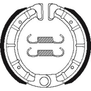 Mâchoires de frein TECNIUM Scooter organique - BA206