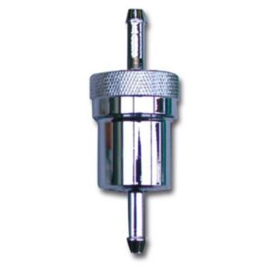 Filtre à essence BIHR rond alu anodisé démontable L=75mm