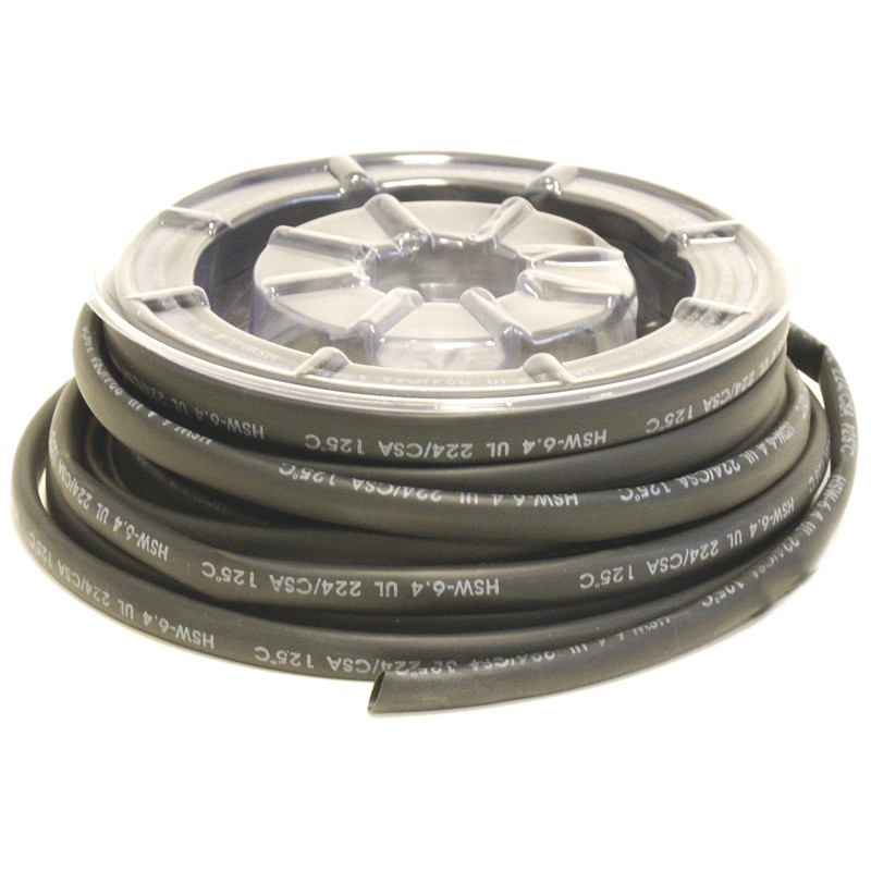 Bobine de gaine thermoretractable BIHR noir Ø9,5mm 8m Bobine de gaine thermoretractable BIHR noir Ø9,5mm 8m