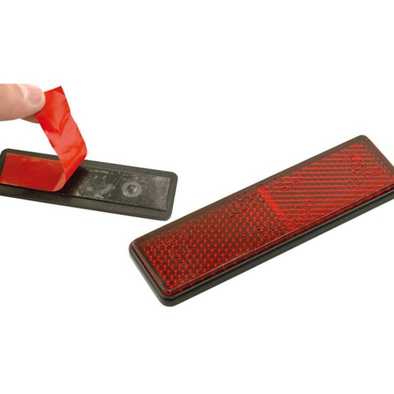 Catadioptre V PARTS rectangulaire 91x25mm rouge Catadioptre V PARTS rectangulaire 91x25mm rouge