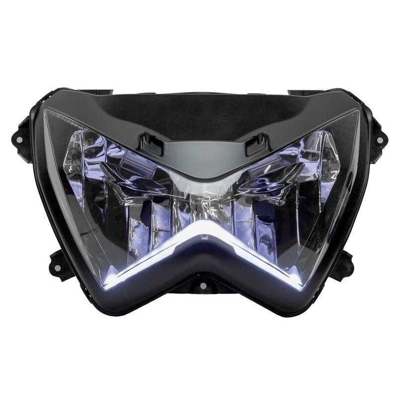 Front headlight w/e-mark + LED Z800 / Z800e Front headlight w/e-mark + LED Z800 / Z800e