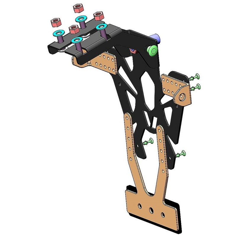 Support de plaque V PARTS noir Kawasaki Z125 Support de plaque V PARTS noir Kawasaki Z125 – Image 3