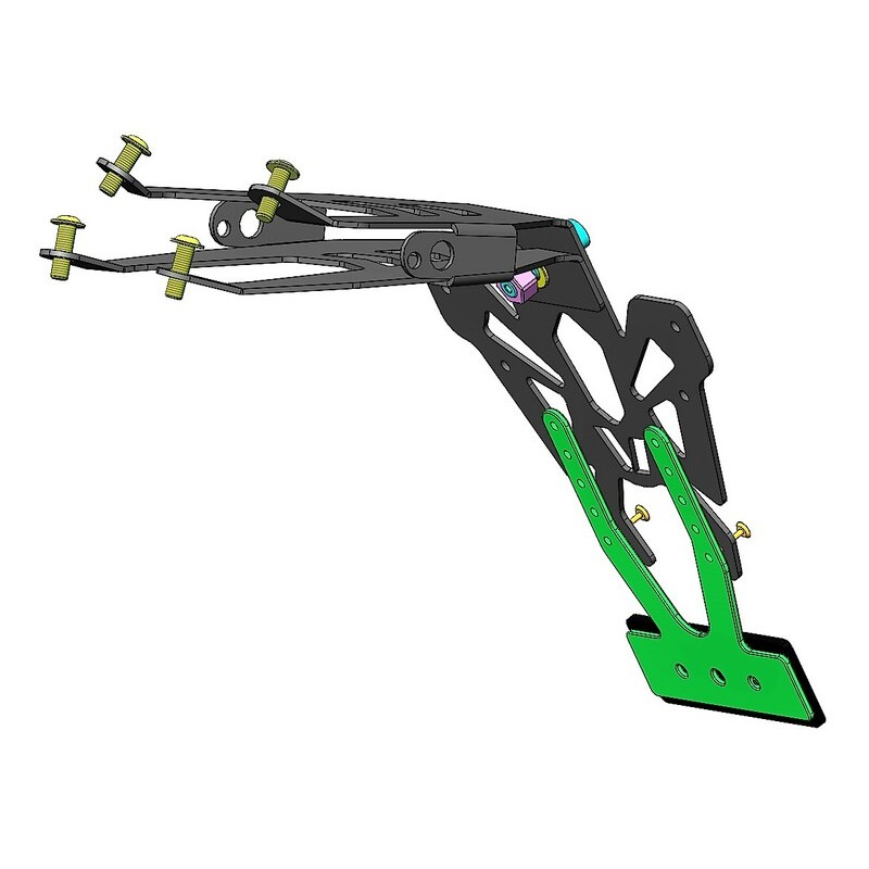 Support de plaque V PARTS noir KTM 1290 Super Duke R Support de plaque V PARTS noir KTM 1290 Super Duke R – Image 6