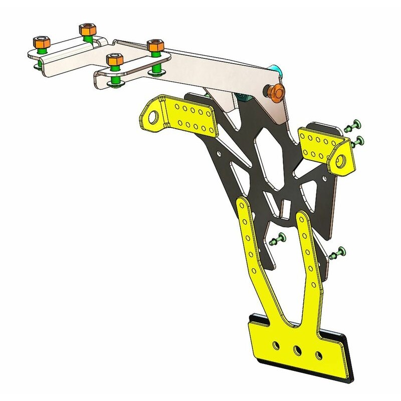 Support de plaque V PARTS noir Yamaha MT-125 Support de plaque V PARTS noir Yamaha MT-125 – Image 6