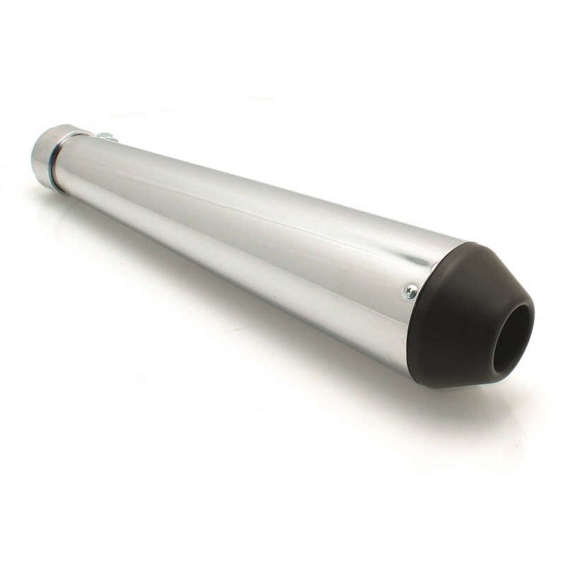 Silencieux V PARTS Vintage Series Megaton chromé casquette noir Silencieux V PARTS Vintage Series Megaton chromé/casquette noir universel