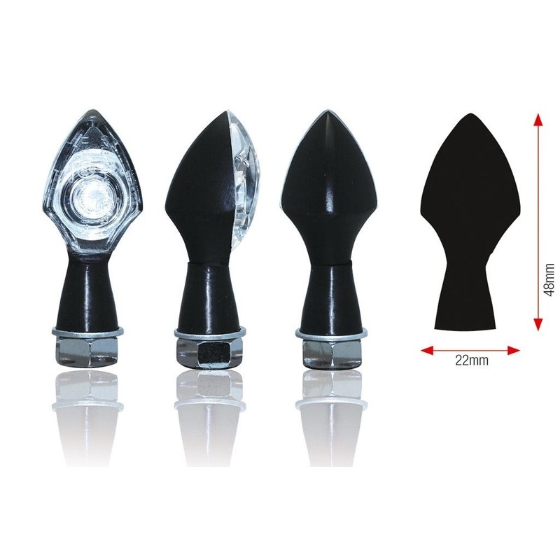 Clignotants BIHR Power LED noir Clignotants BIHR Power LED noir