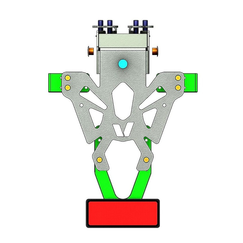 Support de plaque V PARTS noir Kawasaki ZX10R Support de plaque V PARTS noir Kawasaki ZX10R – Image 6