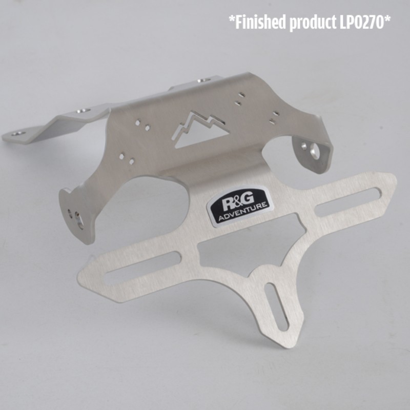 Support de plaque R&G RACING argent KTM Support de plaque R&G RACING argent KTM – Image 3