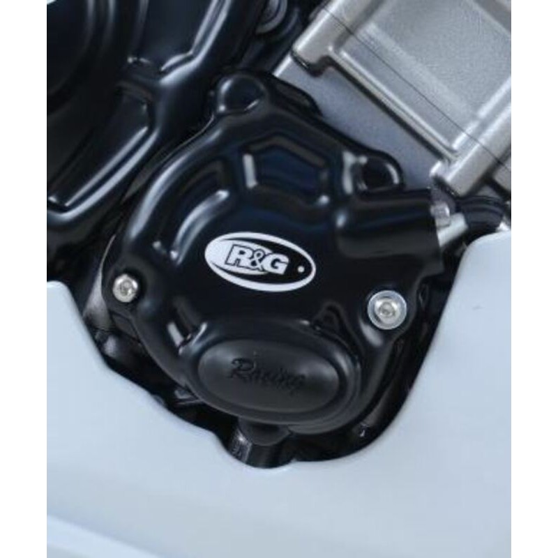 Couvre carter R&G RACING Race Series droit (pompe à huile) noir Yamaha R1 Couvre carter R&G RACING Race Series droit (pompe à huile) noir Yamaha R1 – Image 2
