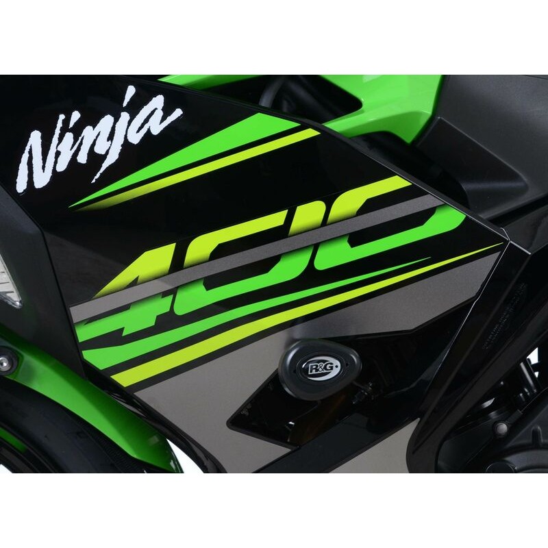 Tampon de protection R&G RACING Aero blanc Kawasaki Ninja 400/Z400 Tampon de protection R&G RACING Aero blanc Kawasaki Ninja 400/Z400 – Image 2