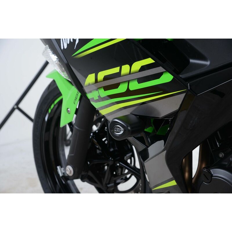 Tampon de protection R&G RACING Aero blanc Kawasaki Ninja 400/Z400 Tampon de protection R&G RACING Aero blanc Kawasaki Ninja 400/Z400 – Image 3
