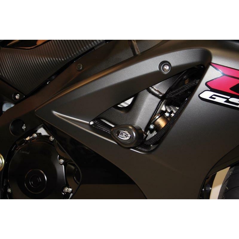 Tampons de protection R&G RACING Aero noir Suzuki GSX-R1000 Tampons de protection R&G RACING Aero noir Suzuki GSX-R1000