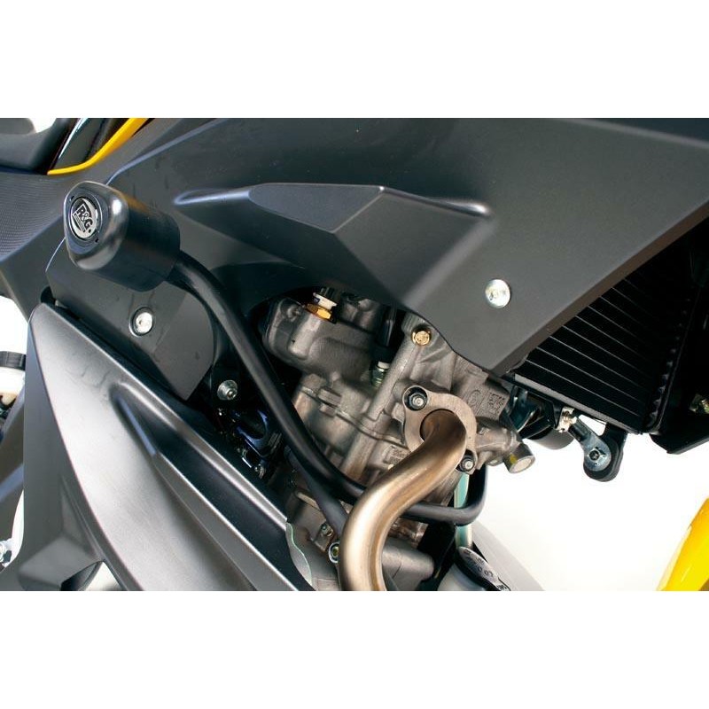 Tampons de protection R&G RACING Aero noir Yamaha YZF125R Tampons de protection R&G RACING Aero noir Yamaha YZF125R