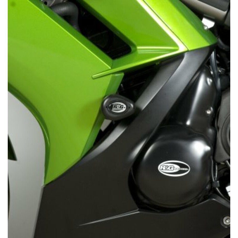 Tampons de protection R&G RACING Aero noir Kawasaki ER6-F Tampons de protection R&G RACING Aero noir Kawasaki ER6-F – Image 4