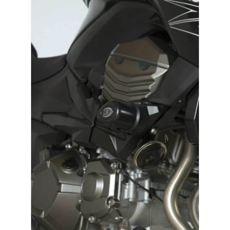 Tampons de protection R&G RACING Aero noir Kawasaki Z800 Tampons de protection R&G RACING Aero noir Kawasaki Z800 – Image 5