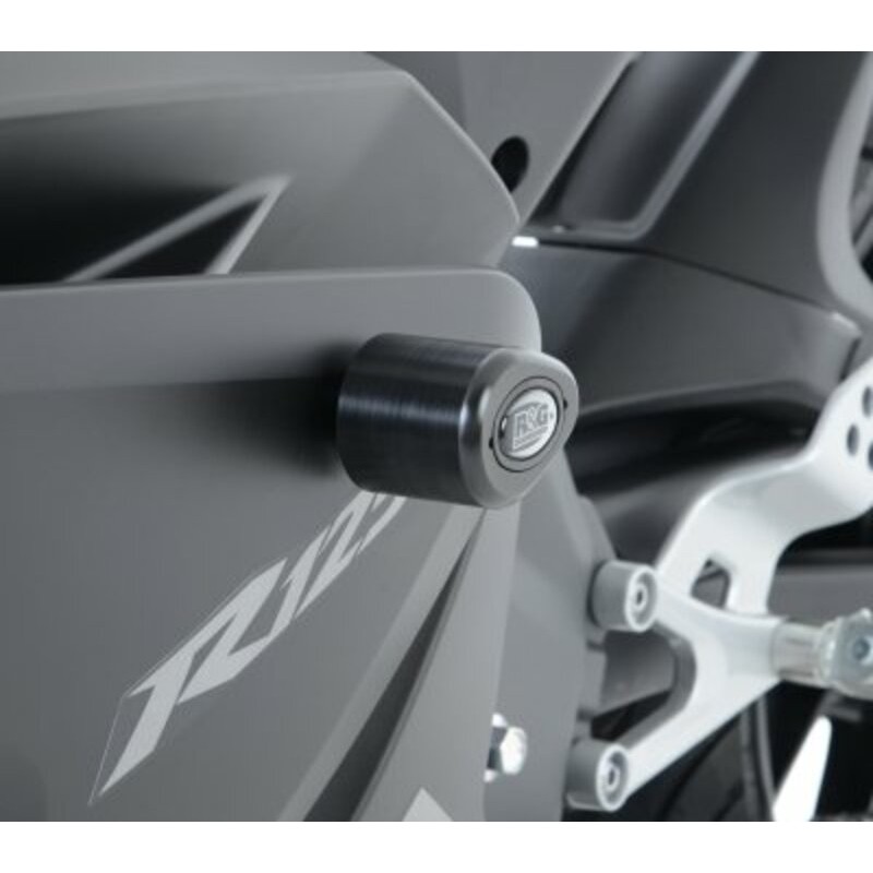 Tampons de protection R&G RACING Aero noir Yamaha YZF-R125 Tampons de protection R&G RACING Aero noir Yamaha YZF-R125 – Image 2