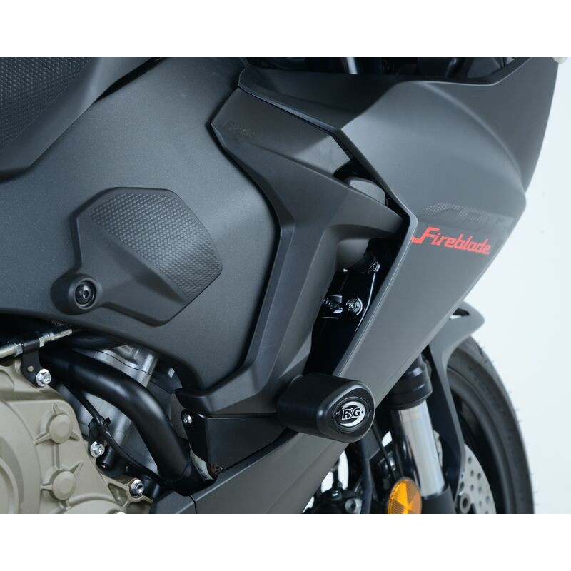 Tampons de protection R&G RACING Aero noir sans percage Honda CBR1000RR Tampons de protection R&G RACING Aero noir sans percage Honda CBR1000RR – Image 6