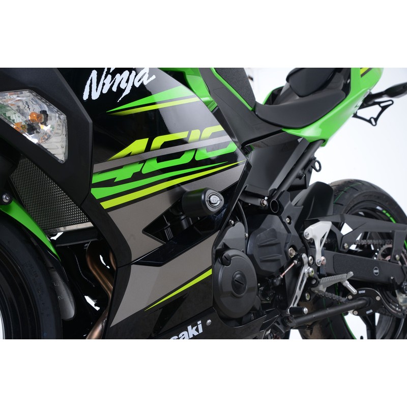 Tampons de protection R&G RACING Aero noir Kawasaki Ninja 400 Tampons de protection R&G RACING Aero noir Kawasaki Ninja 400 – Image 5