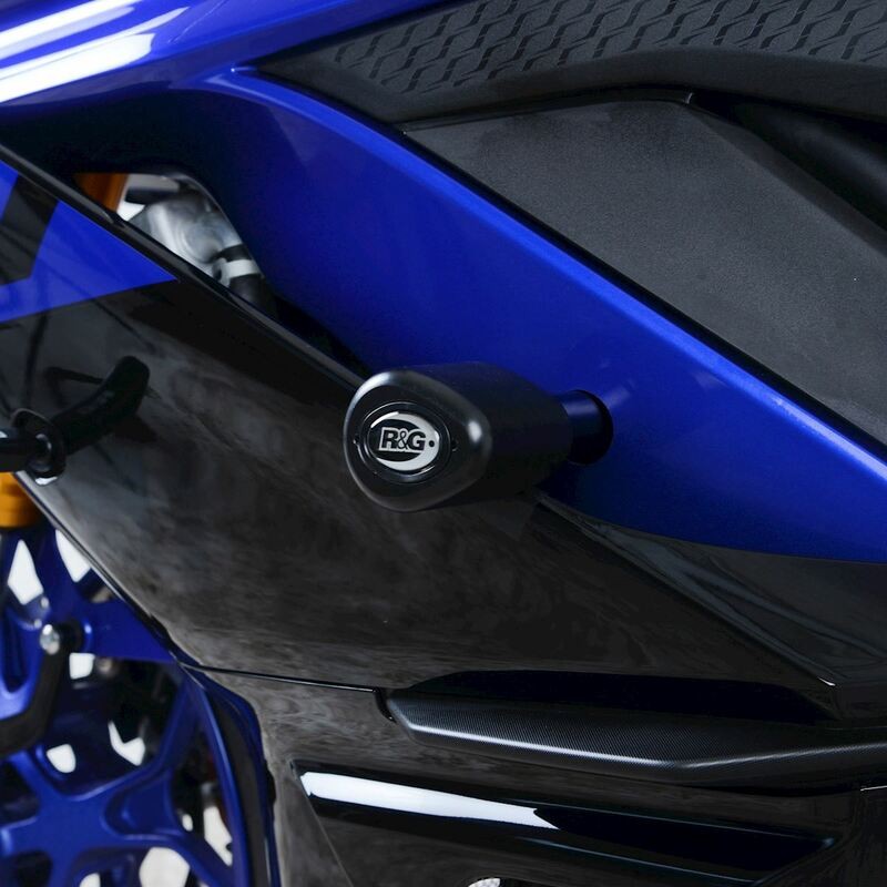 Tampons de protection R&G RACING Aero noir Yamaha YZF-R3 Tampons de protection R&G RACING Aero noir Yamaha YZF-R3 – Image 3