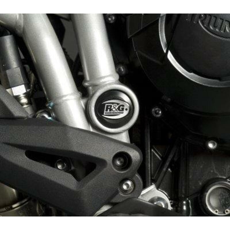 Insert de cadre gauche R&G RACING noir Tiger 800 Insert de cadre gauche R&G RACING noir Tiger 800