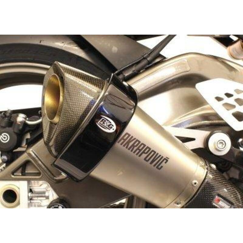 Protection de silencieux R&G RACING noir Akrapovic hexagonal Protection de silencieux R&G RACING noir Akrapovic hexagonal