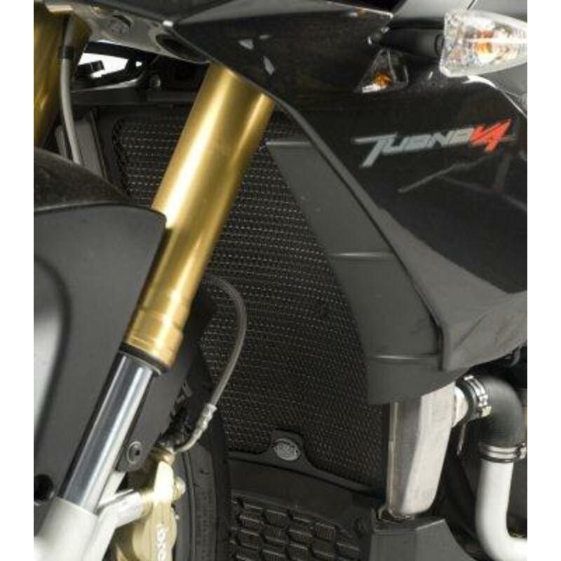 Protection de radiateur R&G RACING Aluminium - Aprilia Tuono V4R Protection de radiateur R&G RACING Aluminium - Aprilia Tuono V4R