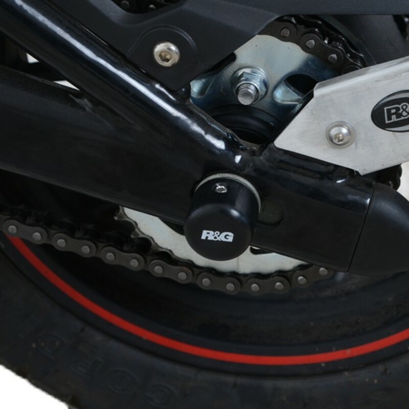Protection de bras oscillant R&G RACING noir Benelli TNT 125 Protection de bras oscillant R&G RACING noir Benelli TNT 125