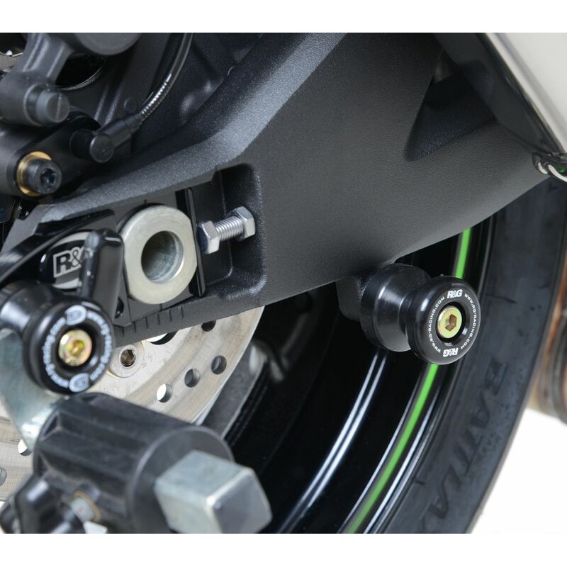 Pions de bras oscillant R&G RACING noir Kawasaki ZX-10R Pions de bras oscillant R&G RACING noir Kawasaki ZX-10R