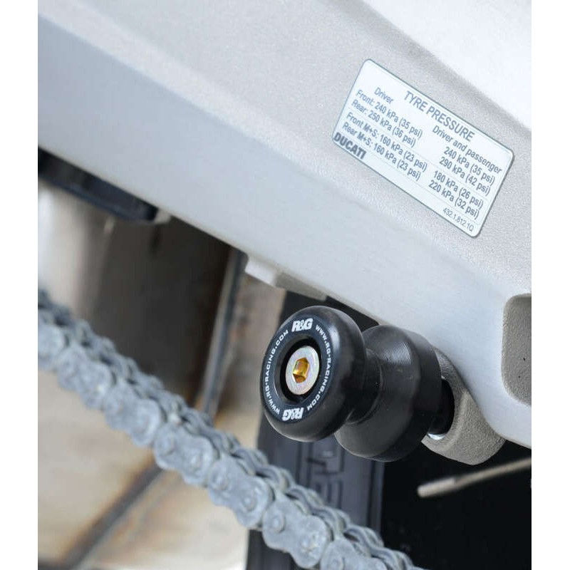 Pions de bras oscillant R&G RACING noir Ducati Multistrada Enduro Pions de bras oscillant R&G RACING noir Ducati Multistrada Enduro