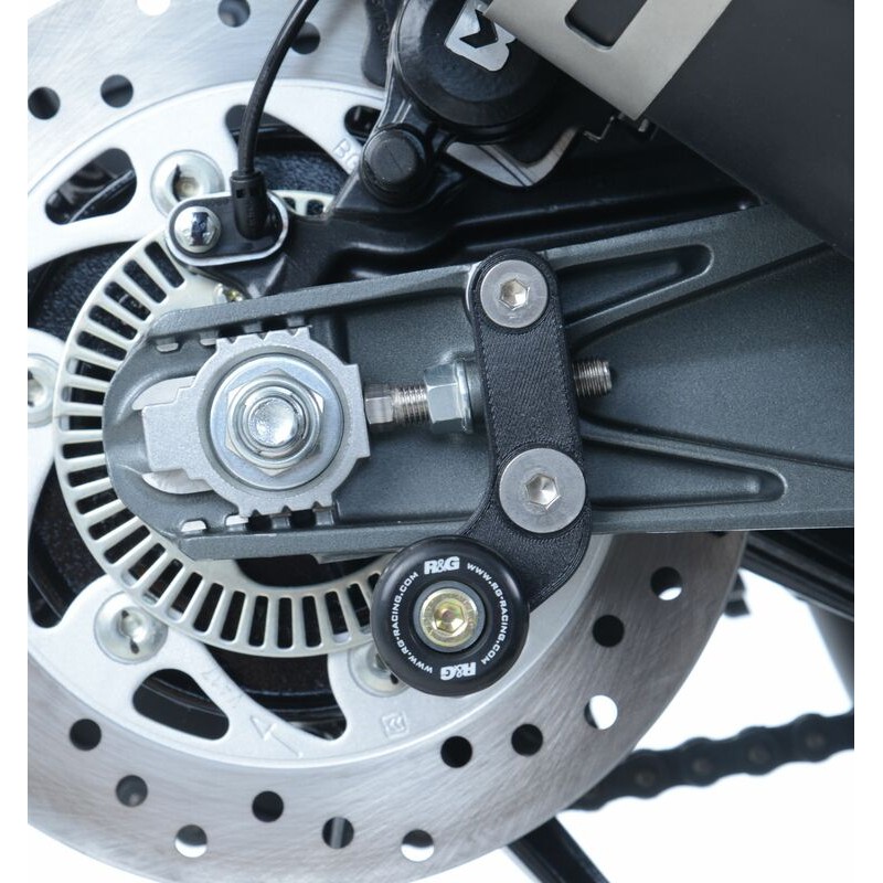 Pions de bras oscillant avec platine R&G RACING noir KTM Pions de bras oscillant avec platine R&G RACING noir KTM – Image 2